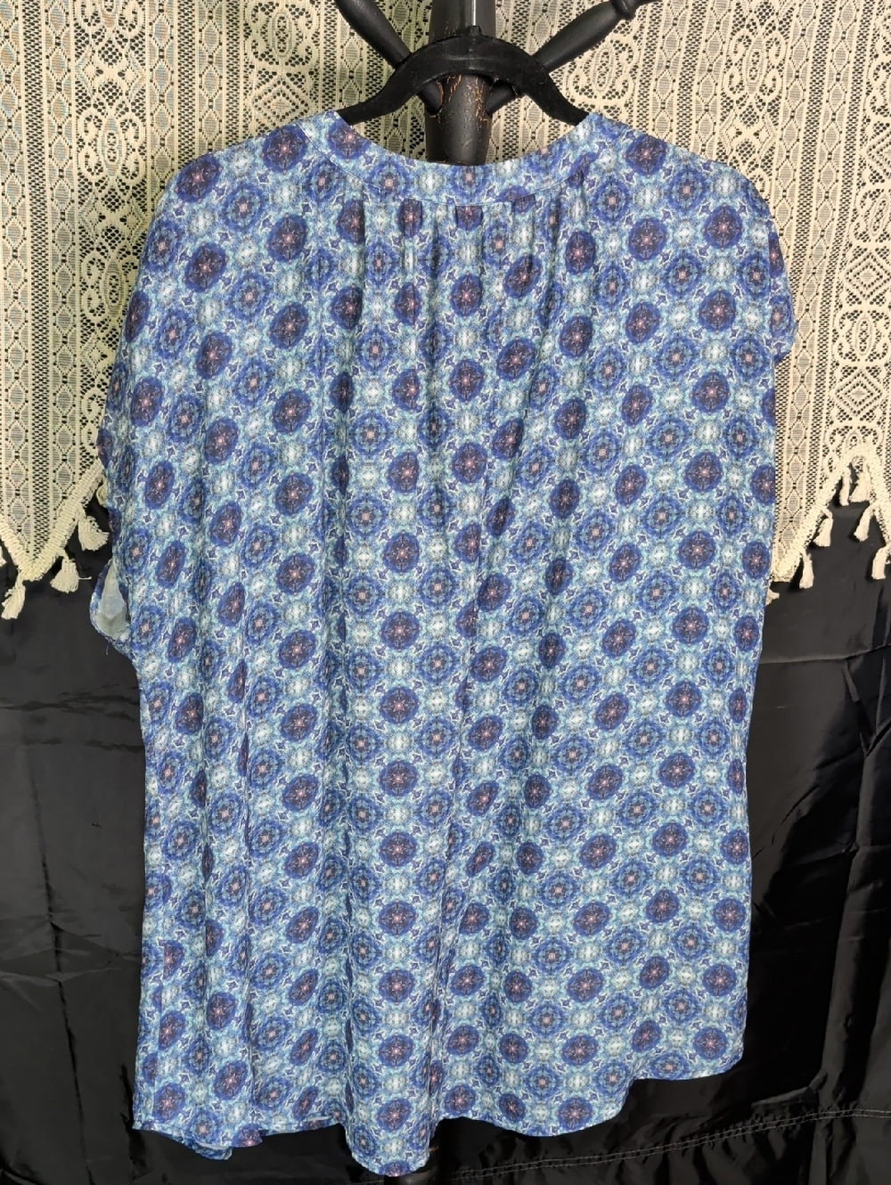 Roz & Ali 2x Ladies V Neck Blouse Shirt - Picture 5 of 10